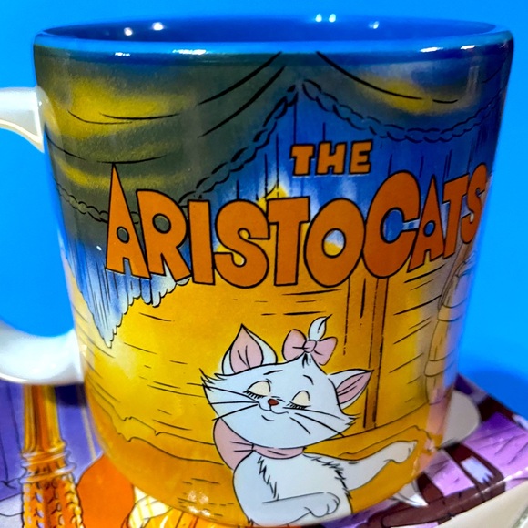 WALT DISNEY’S ARISTOCATS VTG 90’s NWT DISNEY STORE EXCLUSIVE CERAMIC MUG JAPAN - Picture 4 of 14